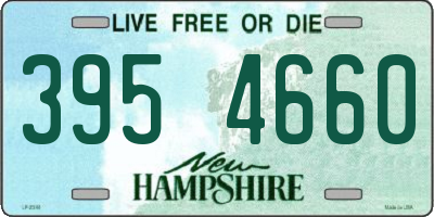 NH license plate 3954660