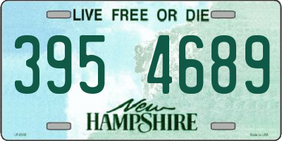 NH license plate 3954689