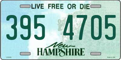 NH license plate 3954705