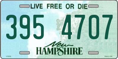 NH license plate 3954707