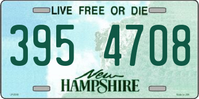 NH license plate 3954708