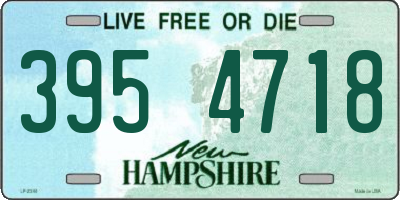 NH license plate 3954718