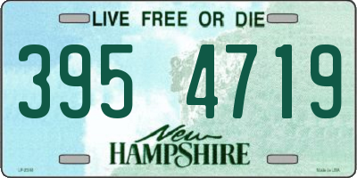 NH license plate 3954719