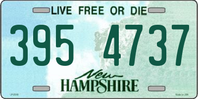 NH license plate 3954737