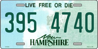 NH license plate 3954740