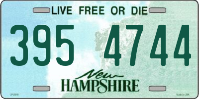 NH license plate 3954744