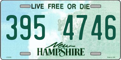 NH license plate 3954746
