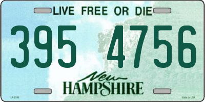 NH license plate 3954756