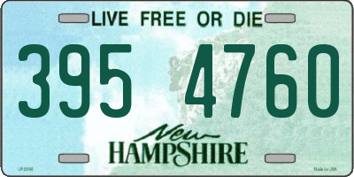 NH license plate 3954760