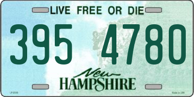 NH license plate 3954780