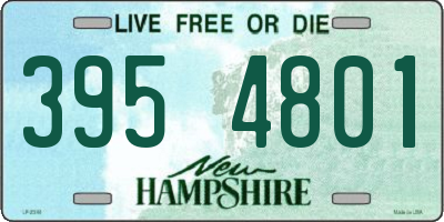 NH license plate 3954801