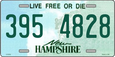 NH license plate 3954828