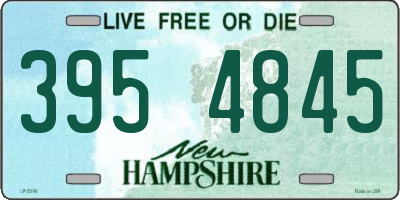 NH license plate 3954845