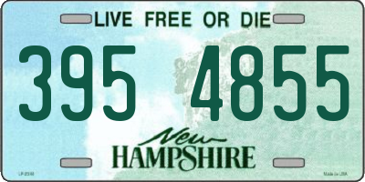 NH license plate 3954855