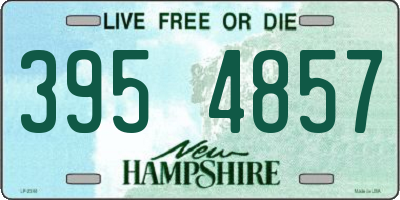 NH license plate 3954857