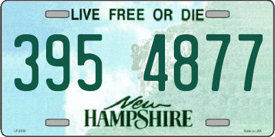 NH license plate 3954877