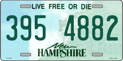 NH license plate 3954882