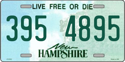 NH license plate 3954895