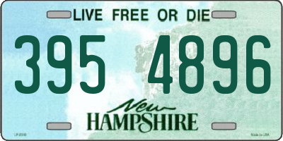 NH license plate 3954896