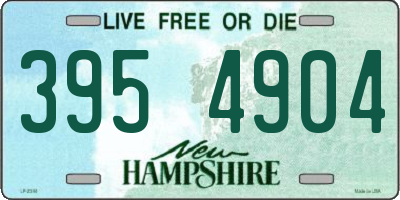 NH license plate 3954904