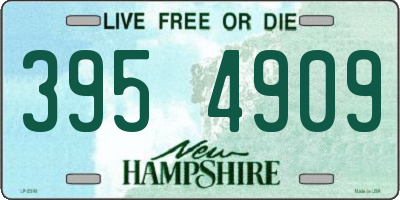 NH license plate 3954909