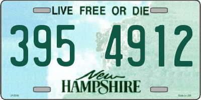 NH license plate 3954912