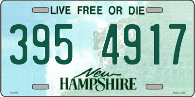 NH license plate 3954917