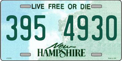 NH license plate 3954930