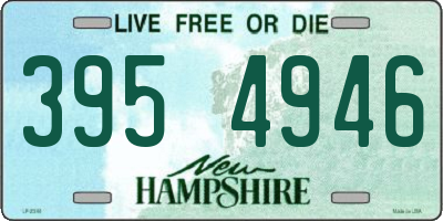 NH license plate 3954946