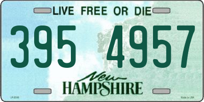 NH license plate 3954957