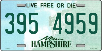 NH license plate 3954959