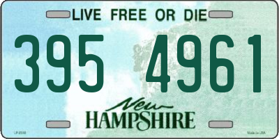 NH license plate 3954961