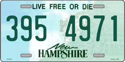 NH license plate 3954971