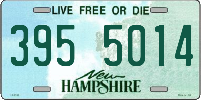 NH license plate 3955014