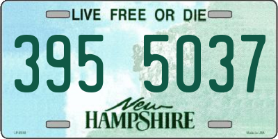 NH license plate 3955037