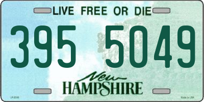 NH license plate 3955049