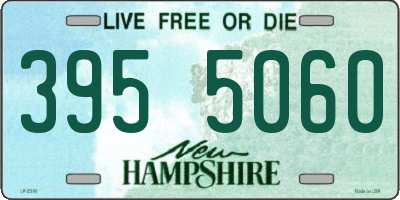 NH license plate 3955060