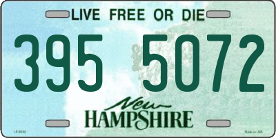 NH license plate 3955072