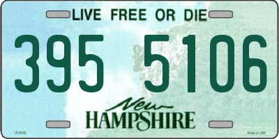 NH license plate 3955106