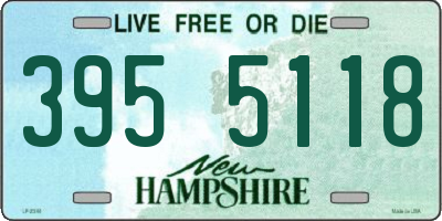 NH license plate 3955118