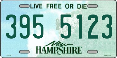 NH license plate 3955123
