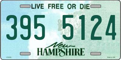 NH license plate 3955124