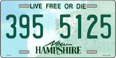 NH license plate 3955125
