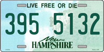 NH license plate 3955132
