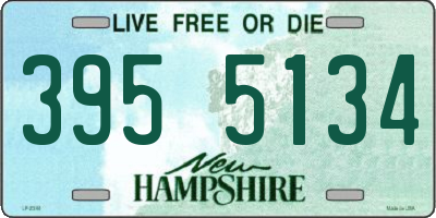 NH license plate 3955134