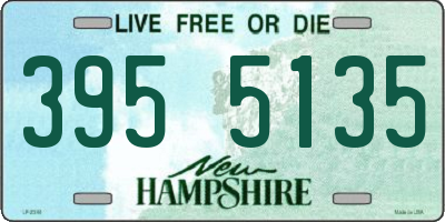 NH license plate 3955135