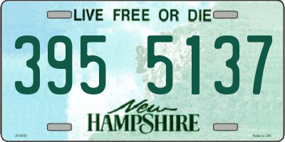 NH license plate 3955137
