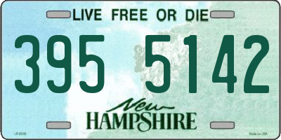NH license plate 3955142