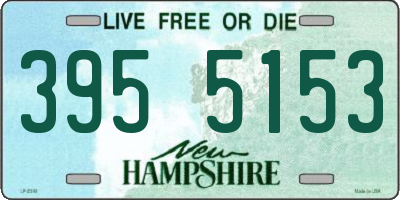 NH license plate 3955153