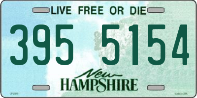 NH license plate 3955154